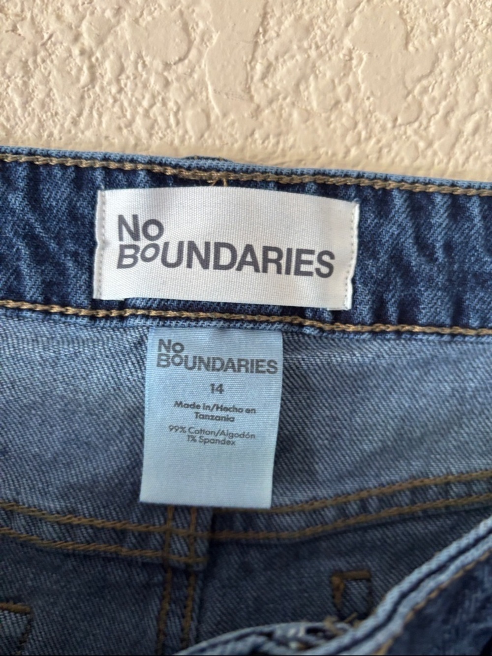 No Boundaries Classic Blue Straight-Leg Women’s Jeans # 181 - Picture 5 of 10